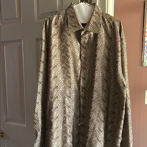 Paisley Button-Up Shirt